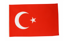 Drapeau Turquie avec ourlet