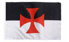 Drapeau Templiers avec ourlet