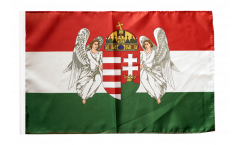 Drapeau Royaume de Hongrie 1867-1918 avec ourlet