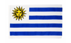 Drapeau Uruguay avec ourlet