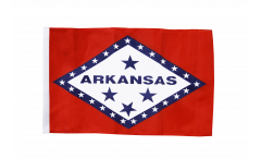 Drapeau USA US Arkansas avec ourlet