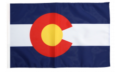 Drapeau USA US Colorado avec ourlet