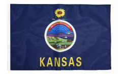 Drapeau USA US Kansas avec ourlet
