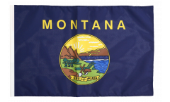 Drapeau USA US Montana avec ourlet