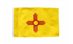 Drapeau USA US New Mexico avec ourlet