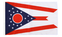 Drapeau USA US Ohio avec ourlet
