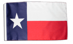 Drapeau USA US Texas avec ourlet