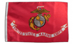 Drapeau USA Etats-Unis US Marine Corps avec ourlet