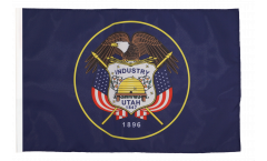 Drapeau USA US Utah avec ourlet