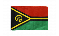 Drapeau Vanuatu avec ourlet