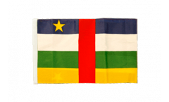 Drapeau République Centrafricaine avec ourlet