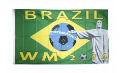 Drapeau CDM 2014 Brésil Brazil