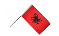 Drapeau Albanie sur hampe