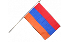 Drapeau Arménie sur hampe