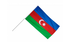 Drapeau Azerbaïdjan sur hampe