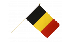 Drapeau Belgique sur hampe