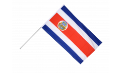 Drapeau Costa Rica sur hampe