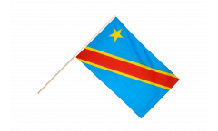 Drapeau République démocratique du Congo sur hampe