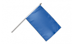 Drapeau Unicolore Bleu sur hampe