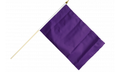 Drapeau Unicolore Lilas sur hampe