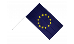 Drapeau Union européenne UE sur hampe
