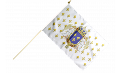 Drapeau France Royaume 987 - 1791 sur hampe