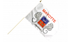 Drapeau France Mayotte sur hampe