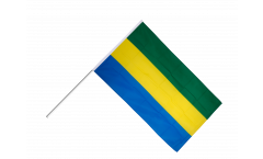 Drapeau Gabon sur hampe