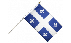 Drapeau Canada Quebec sur hampe