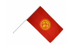Drapeau Kirghizistan sur hampe