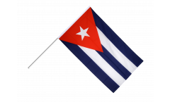 Drapeau Cuba sur hampe