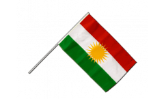 Drapeau Kurdistan sur hampe