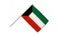 Drapeau Koweït sur hampe