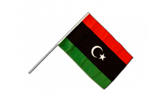 Drapeau Libye sur hampe