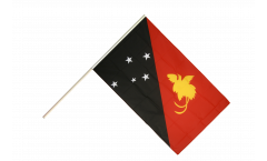 Drapeau Papouasie-Nouvelle-Guinée sur hampe