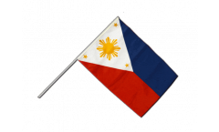 Drapeau Philippines sur hampe