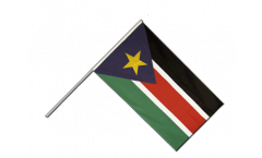 Drapeau Soudan du Sud sur hampe