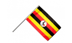 Drapeau Ouganda sur hampe