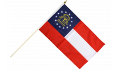 Drapeau USA US Géorgie sur hampe