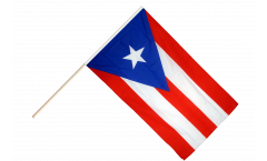 Drapeau USA US Puerto Rico sur hampe