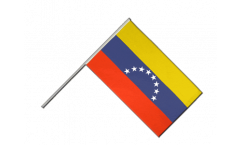 Drapeau Venezuela 8 Etoiles sur hampe