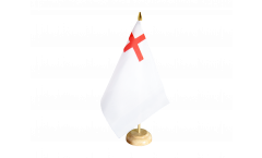 Drapeau de table Royaume-Uni White Ensign 1630-1702