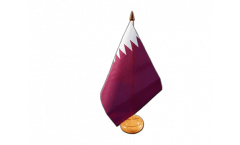 Drapeau de table Qatar
