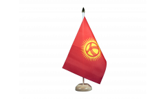 Drapeau de table Kirghizistan