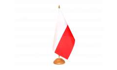 Drapeau de table Pologne