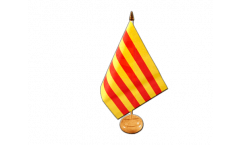 Drapeau de table Espagne Catalogne