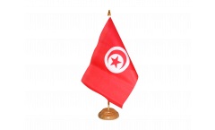 Drapeau de table Tunisie