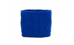 Serre-poignet / bracelet éponge tennis Unicolore Bleu - 7 x 8 cm