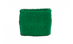 Serre-poignet / bracelet éponge tennis Unicolore Vert - 7 x 8 cm