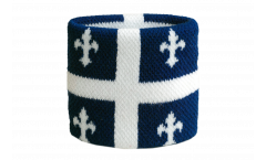 Serre-poignet / bracelet éponge tennis Canada Quebec - 7 x 8 cm